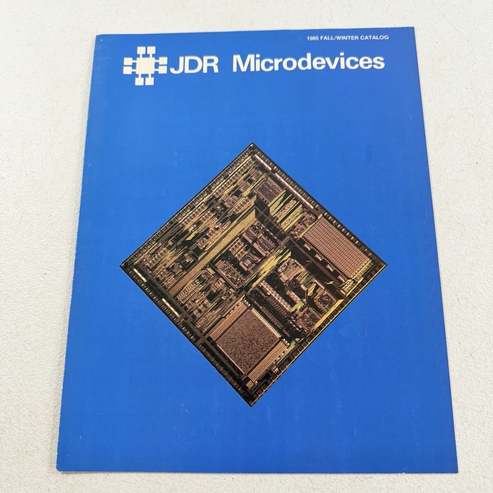 Vintage JDR Microdevices Fall/Winter 1985 Catalog Electronics Computing